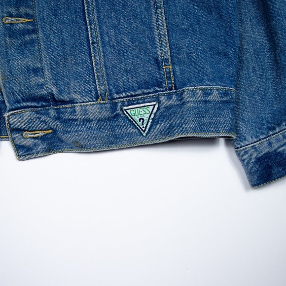 Vintage Georges Marciano Guess USA Jean Jacket - Picture 4 of 5